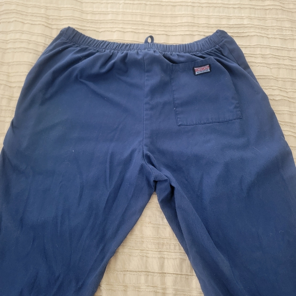 Cherokee Workwear Scrub Pants | Navy | Size M - Picture 5 of 6